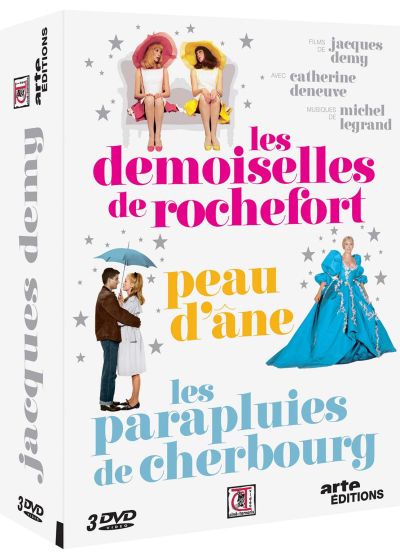 Jacques Demy : Les demoiselles de Rochefort + Peau d'Âne + Les parapluies de Cherbourg (Pack) - DVD