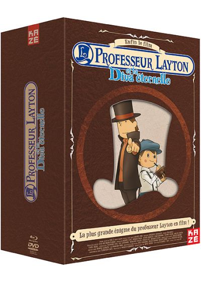Le Professeur Layton et la Diva éternelle (Édition collector - Combo Blu-ray + DVD) - Blu-ray