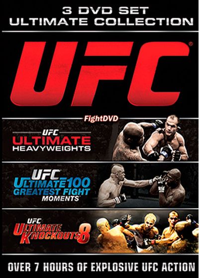 UFC : Ultimate Heavyweights + Ultimate 100 Greatest Moments + Ultimate Knockouts 8 - DVD