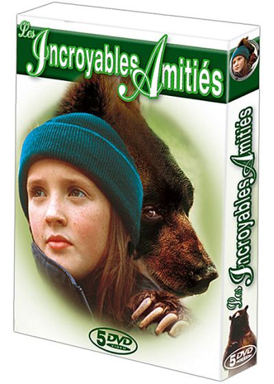 Les Incroyables amitiés - Coffret 5 films : Mon amie Mel + Grizzly Adams + Mon ami Masha + Kin - Sur la piste des éléphants + Nico la licorne (Pack) - DVD