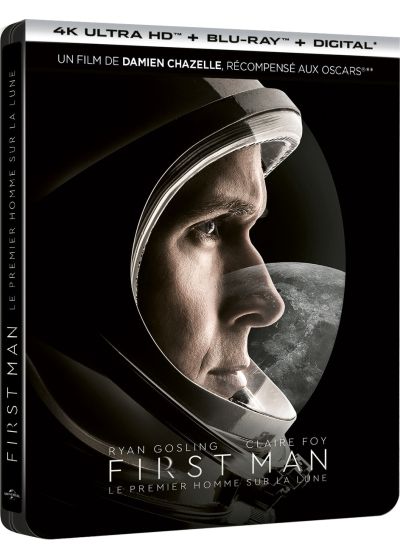 First Man - Le Premier Homme sur la Lune (4K Ultra HD + Blu-ray + Digital - Édition boîtier SteelBook) - 4K UHD