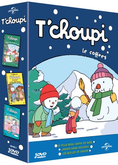 T'choupi et ses amis (interactif) - Le coffret : Le plus beau sapin de Noël + Jamais sans mon doudou - Les bulles de savon (Pack) - DVD