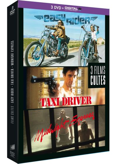 Films cultes - Coffret : Easy Rider + Taxi Driver + Midnight Express (Pack) - DVD