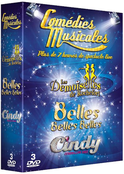 Comédies musicales - Coffret - Belles, belles, belles + Les demoiselles de Rochefort + Cindy - DVD