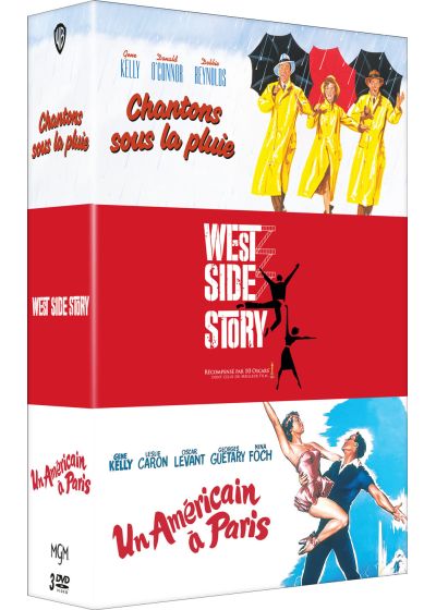 Chantons sous la pluie + Un Américain à Paris + West Side Story (Pack) - DVD