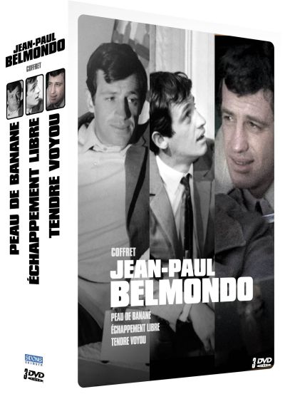 Jean-Paul Belmondo - Coffret 3 films : Peau de banane + Échappement libre + Tendre voyou (Pack) - DVD