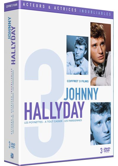 Inoubliable Johnny Hallyday - Coffret : Les Poneyttes + À tout casser + Les Parisiennes (Pack) - DVD