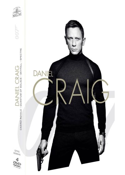 James Bond 007 - La collection Daniel Craig : Casino Royale + Quantum of Solace + Skyfall + Spectre (Pack) - DVD