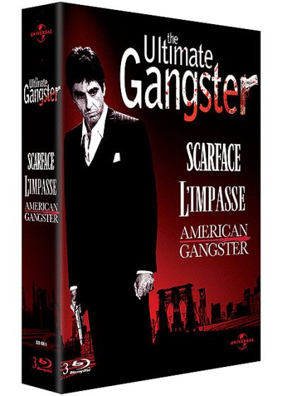 The Ultimate Gangster - Coffret - American Gangster + Scarface + L'impasse - Blu-ray