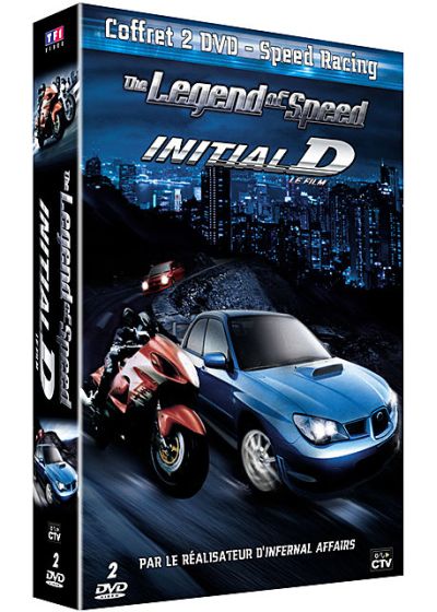 Coffret Speed Racing : The Legend of Speed + Initial D - Le Film (Pack) - DVD