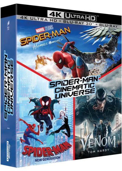 Spider-Man Cinematic Universe : Spider-Man Homecoming + Spider-Man New Generation + Venom
