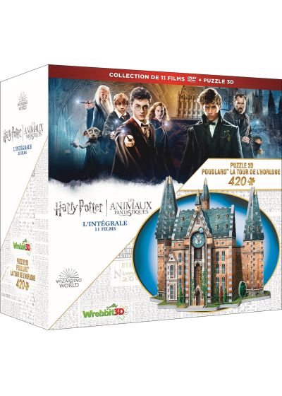 Wizarding World - Harry Potter / Les Animaux fantastiques - L'intégrale coffret 11 films (+ Puzzle 3D Wrebbit) - DVD