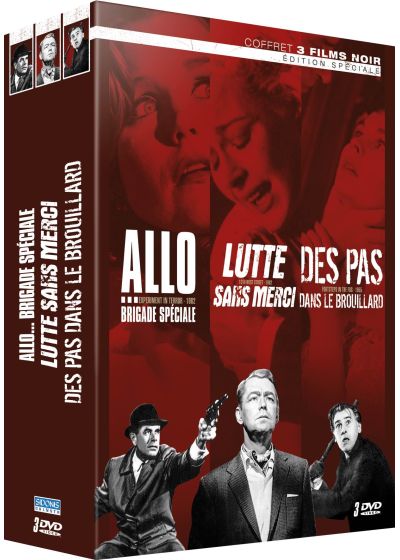 Coffret Films Noirs N°1 : Allo... Brigade spéciale + Lutte sans merci + Des pas dans le brouillard