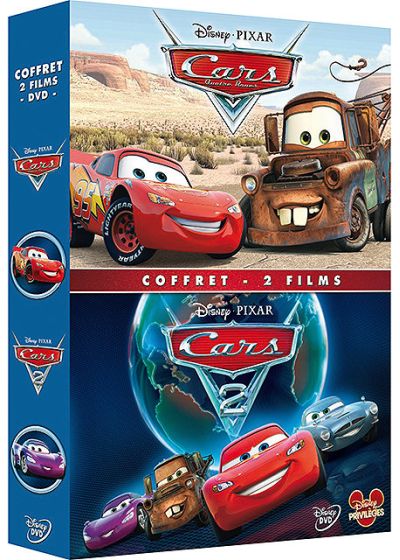 Cars, Quatre roues + Cars 2 - DVD