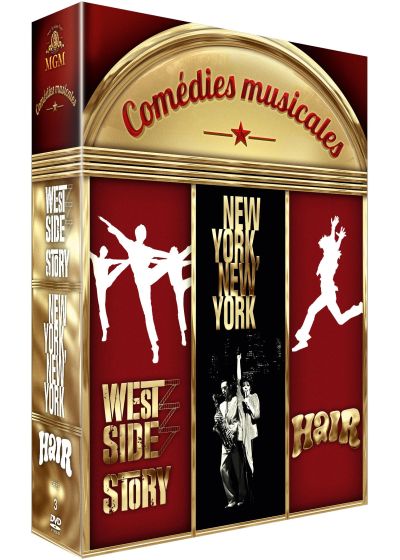 Comédies musicales - Coffret 3 films : West Side Story + Hair + New York, New York (Pack) - DVD