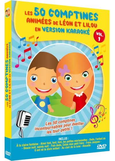 Les 50 comptines animées de Léon et Lilou en version Karaoké - Vol. 1 - DVD