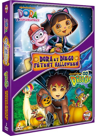 Dora l'exploratrice - Dora et le petit monstre d'Halloween + Go Diego! - Diego sauve Halloween (Pack) - DVD