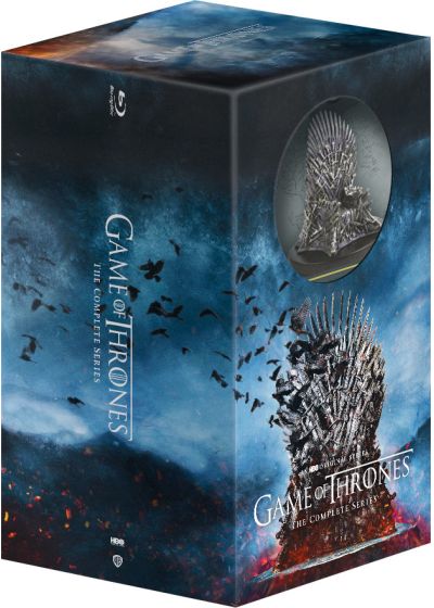 Game of Thrones (Le Trône de Fer) - L'intégrale des saisons 1 à 8 (Édition collector Iron Anniversary 10 ans - Blu-ray + figurine Trône de Fer) - Blu-ray