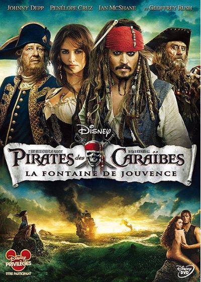 Pirates des Caraïbes : La Fontaine de jouvence - DVD