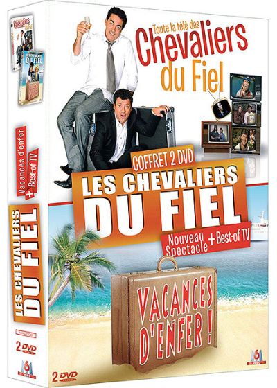 Les Chevaliers du fiel - Vacances d'enfer ! + Toute la télé des Chevaliers du Fiel (Pack) - DVD