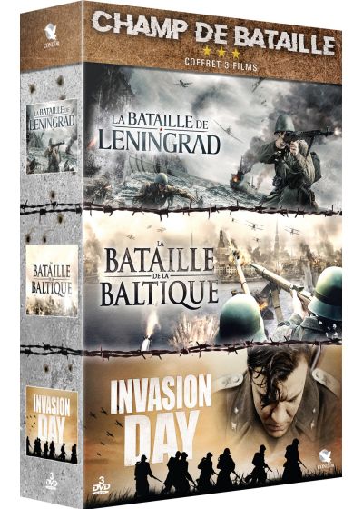 Champ de bataille - Coffret : La Bataille de Leningrad + La Bataille de la Baltique + Invasion Day (Pack) - DVD