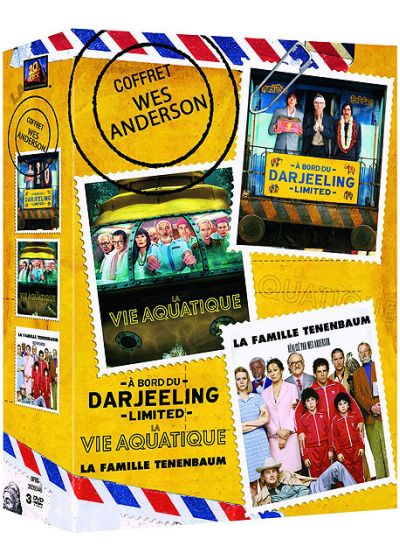 Wes Anderson - Coffret 3 DVD (Édition Limitée) - DVD