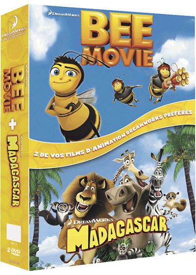 Bee Movie - Drôle d'abeille + Madagascar (Pack) - DVD