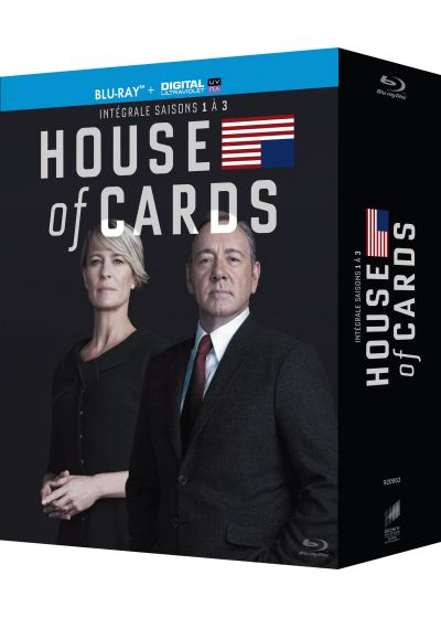 House of Cards - Intégrale saisons 1-2-3 (Blu-ray + Copie digitale) - Blu-ray