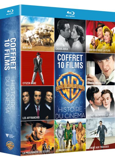 Collection de 10 films de l'histoire du cinéma Warner (Pack) - Blu-ray