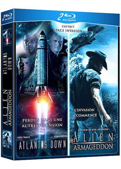 Space Invasion : Alien Armageddon + Atlantis Down (Pack) - Blu-ray