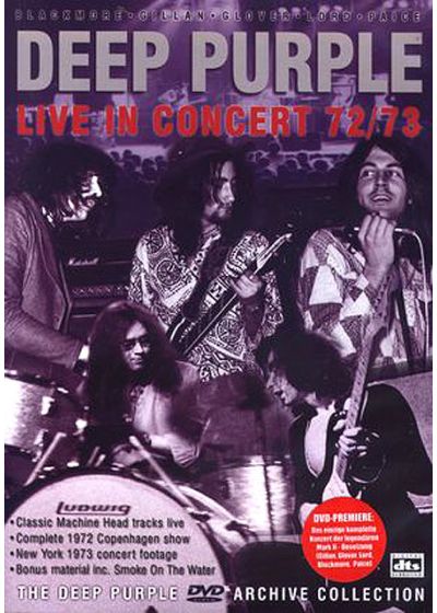 Deep Purple - Live in Concert 1972/73 - DVD