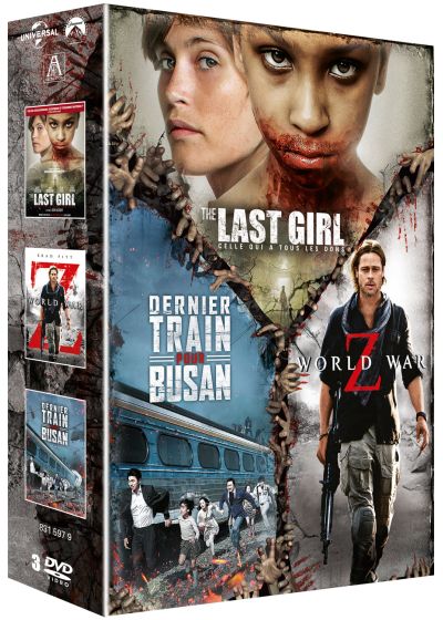 Coffret : The Last Girl - Celle qui a tous les dons + World War Z + Dernier train pour Busan (Pack) - DVD