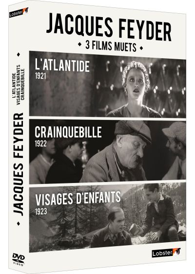 Jacques Feyder - 3 films muets : L'Atlantide + Crainquebille + Visages d'enfants - DVD