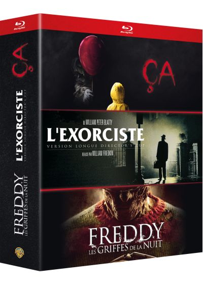 Coffret Horreur Incontournables 3 films : Ça + Les Griffes de la nuit (Freddy) + L'Exorciste