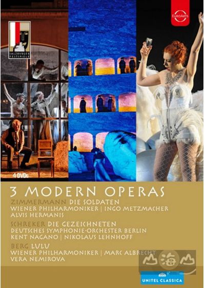 3 opéras contemporains : Die Soldaten + Die Gezeichneten + Lulu - DVD