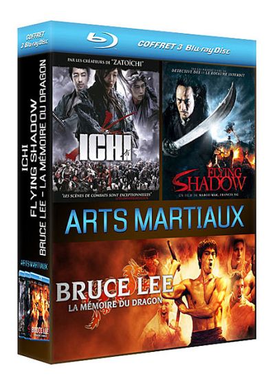 Coffret Arts martiaux : Ichi + Flying Shadow + Bruce Lee - La mémoire du Dragon (Pack) - Blu-ray