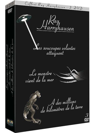 Ray Harryhausen - Coffret - Les soucoupes volantes attaquent + Le monstre vient de la mer + À des millions de kilomètres de la Terre (Pack) - DVD