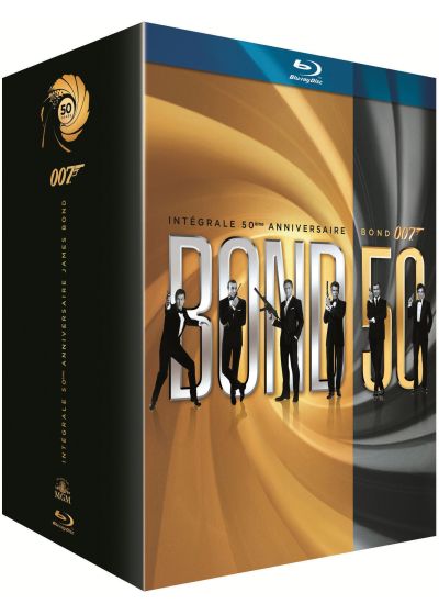 James Bond 007 - Bond 50 : Intégrale 50ème Anniversaire des 23 films - Blu-ray