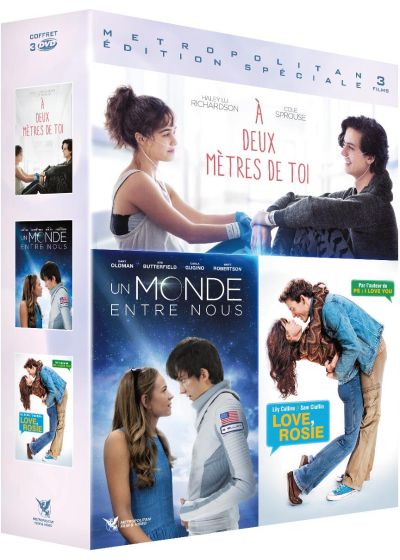 Trois films, trois romances : A deux mètres de toi + Un monde entre nous + Love, Rosie (Pack) - DVD