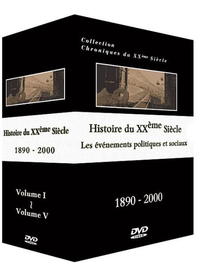 Les Événements politiques et sociaux - Coffret - 1890 - 2000 - DVD