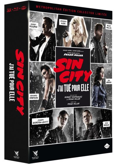 Sin City 2 : J'ai tué pour elle (Édition Collector Limitée Blu-ray 3D + Blu-ray + DVD) - Blu-ray 3D