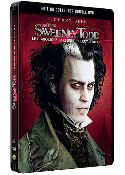 Sweeney Todd, le diabolique barbier de Fleet Street (Édition limitée exclusive FNAC - Boîtier SteelBook) - DVD