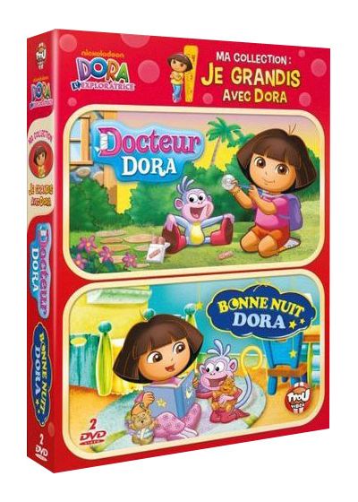 Dora l'exploratrice - Ma collection : Je grandis avec Dora - Docteur Dora + Bonne nuit Dora - DVD