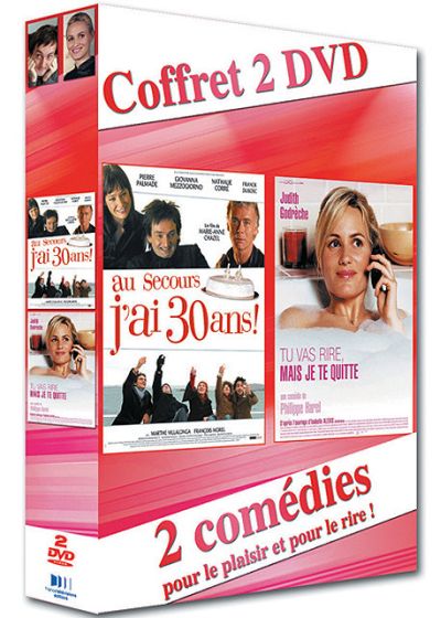 Coffret 2 comédies - Au secours j'ai 30 ans ! + Tu vas rire, mais je te quitte - DVD