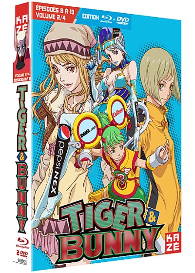 Tiger & Bunny - Box 2/4 (Combo Blu-ray + DVD) - Blu-ray