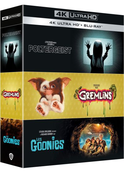 Poltergesit + Gremlins + Les Goonies (4K Ultra HD + Blu-ray) - Blu-ray