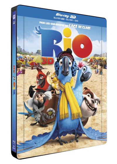 Rio (Combo Blu-ray 3D + Blu-ray + DVD - Édition boîtier SteelBook) - Blu-ray 3D