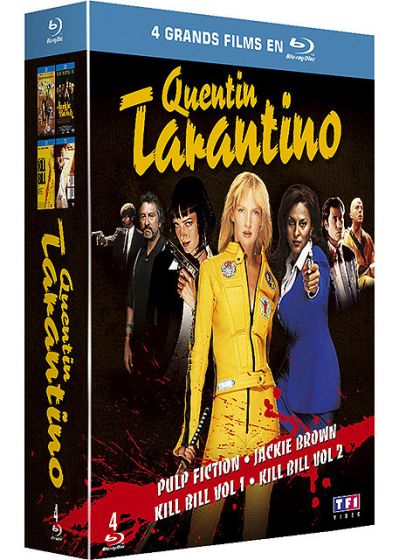 Quentin Tarantino - Coffret - Pulp Fiction + Jackie Brown + Kill Bill Vol. 1 + 2 (Pack) - Blu-ray