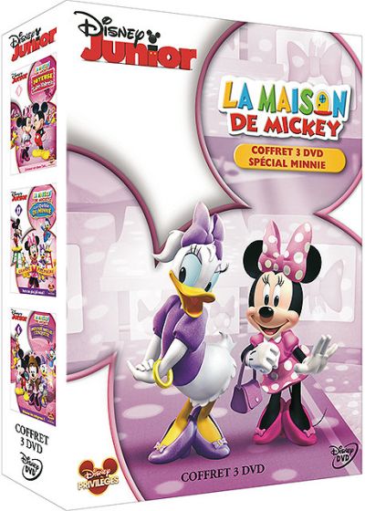 La Maison de Mickey - Coffret 3 DVD spécial Minnie - Joyeuse Saint-Valentin + Le défilé de Minnie + Minnie mène l'enquête (Pack) - DVD