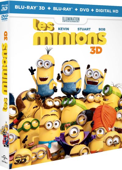 Les Minions (Combo Blu-ray 3D + Blu-ray + DVD + Copie digitale) - Blu-ray 3D